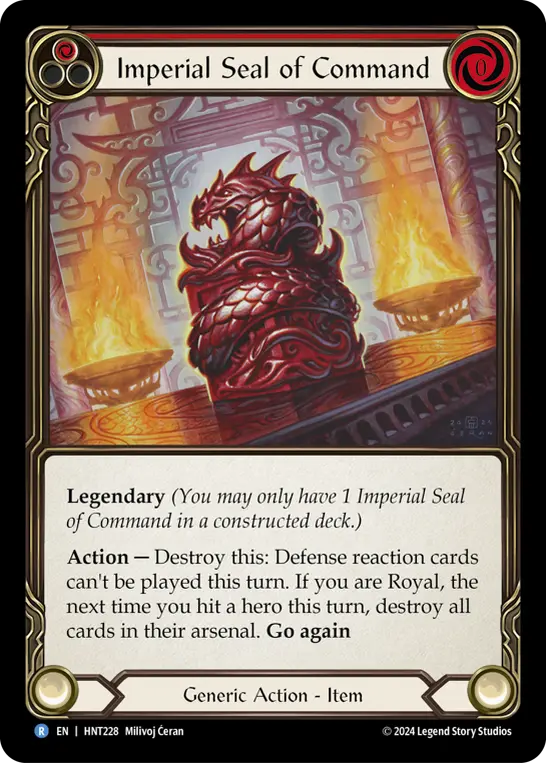 Card: Imperial Seal of Command (red)