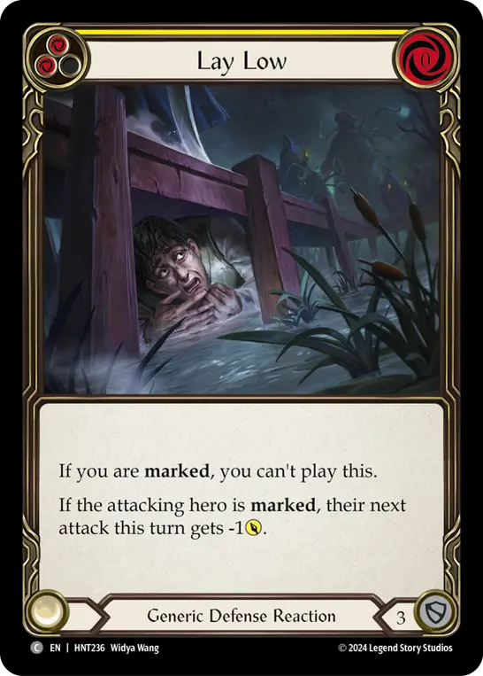 Card: Lay Low (yel)