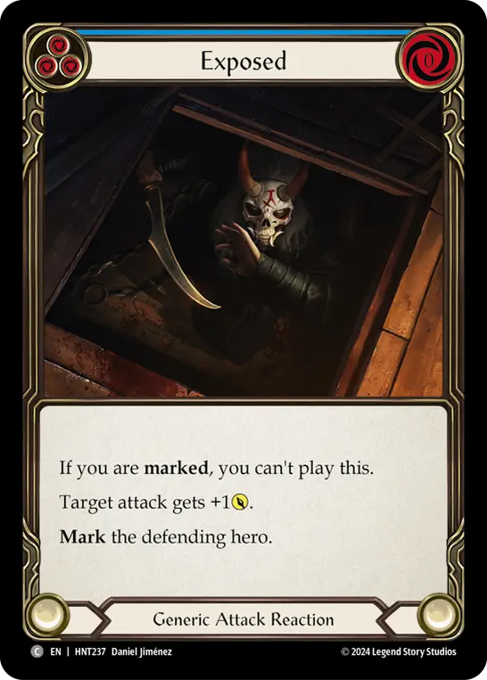 Card: Exposed (blu)