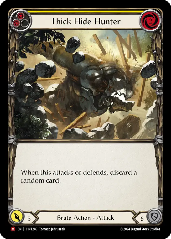 Card: Thick Hide Hunter (yel)