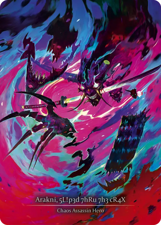 Card: Arakni, 5L!p3d 7hRu 7h3 cR4X