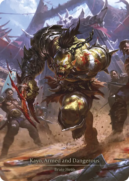 Card: Kayo, Armed and Dangerous