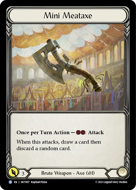 Card: Mini Meataxe