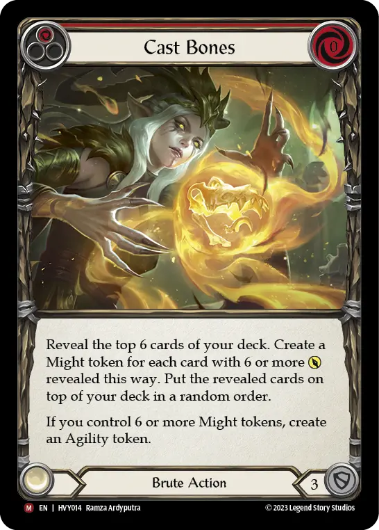 Card: Cast Bones (red)