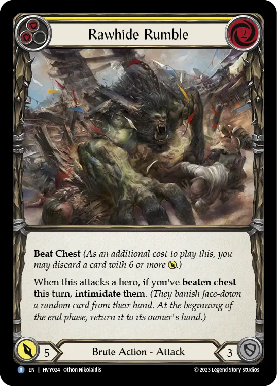 Card: Rawhide Rumble (yel)