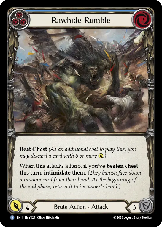 Card: Rawhide Rumble (blu)