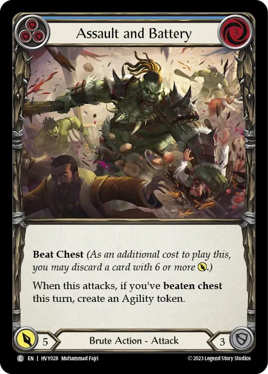 Card: Assault and Battery (blu)