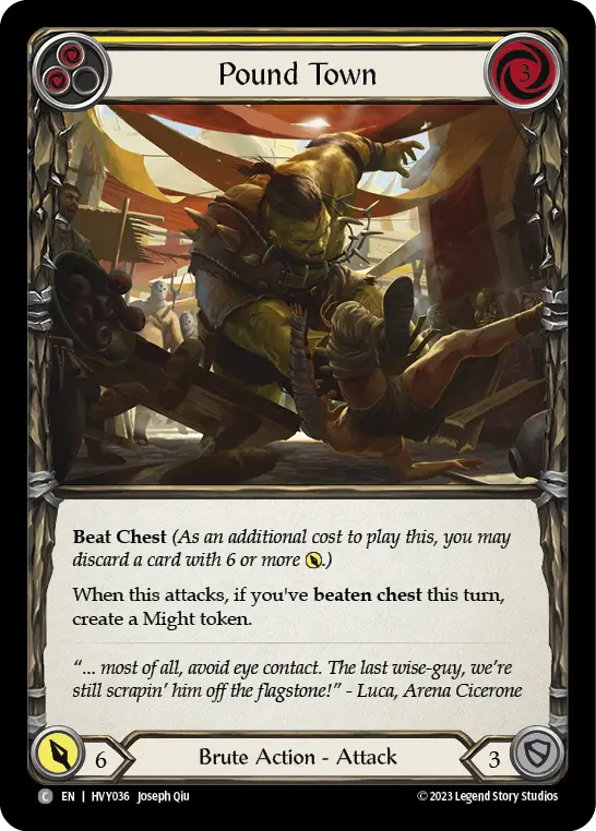 Card: Pound Town (yel)