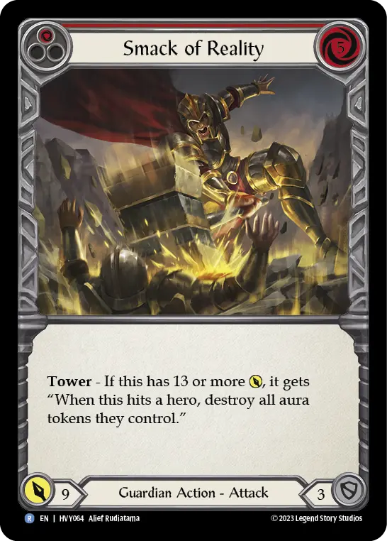 Card: Smack of Reality (red)