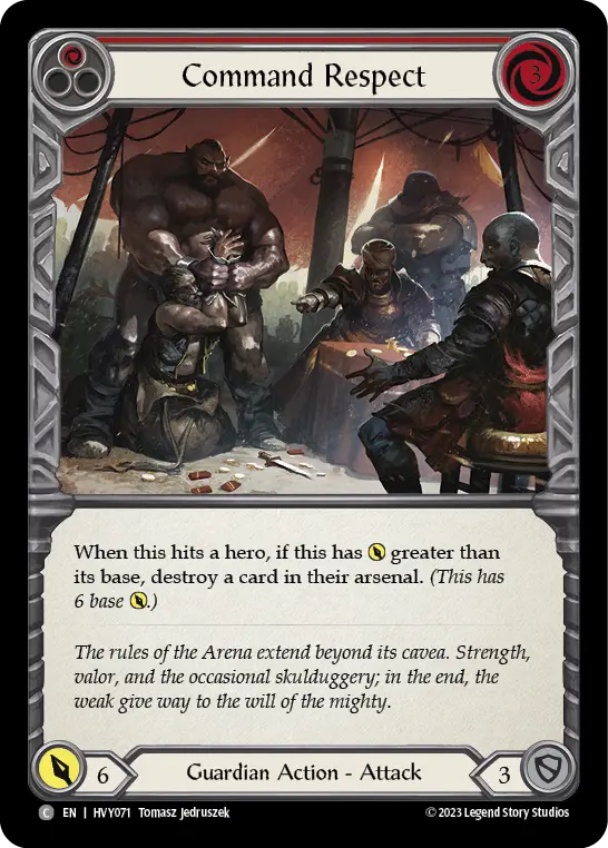 Card: Command Respect (red)