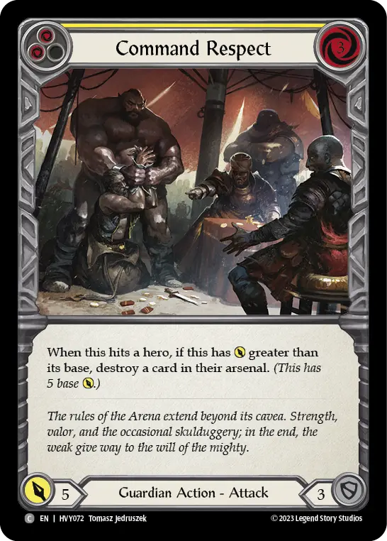 Card: Command Respect (yel)