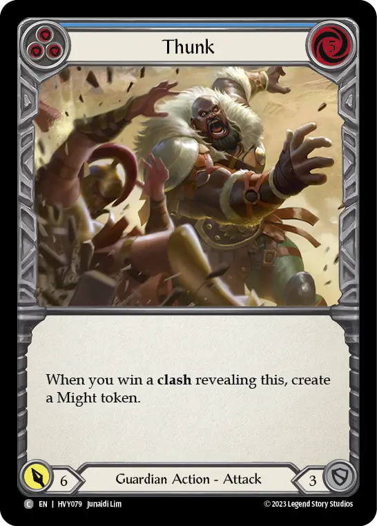 Card: Thunk (blu)