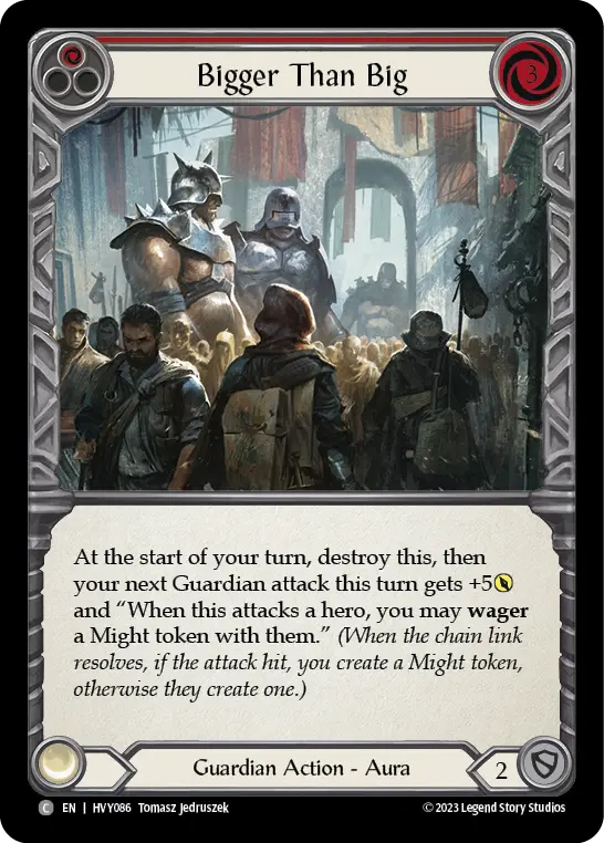 Card: Bigger Than Big (red)