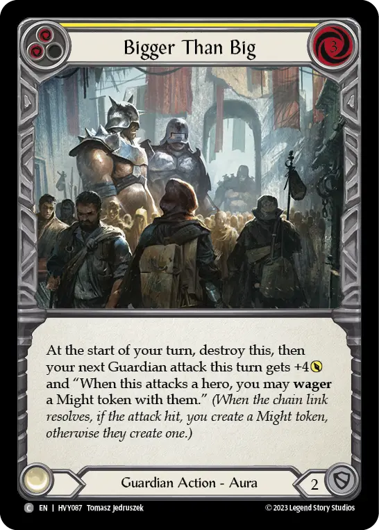 Card: Bigger Than Big (yel)