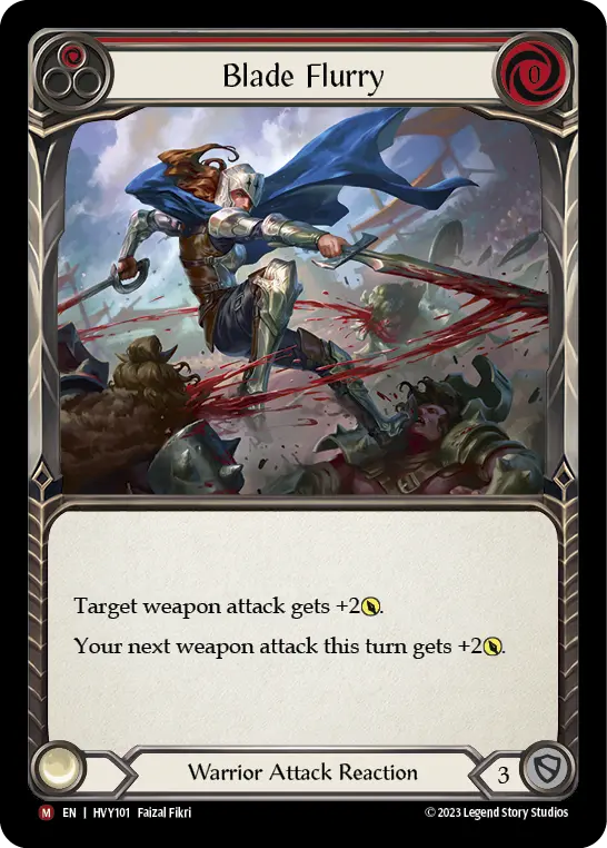 Card: Blade Flurry (red)