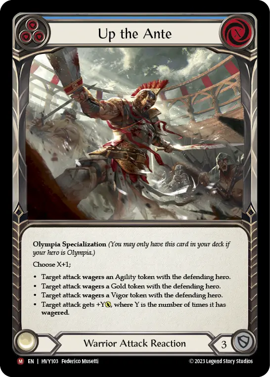 Card: Up the Ante (blu)