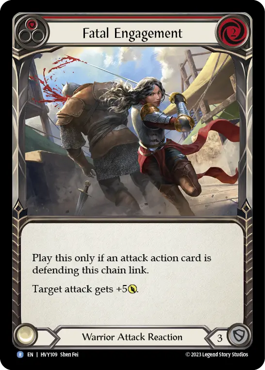 Card: Fatal Engagement (red)