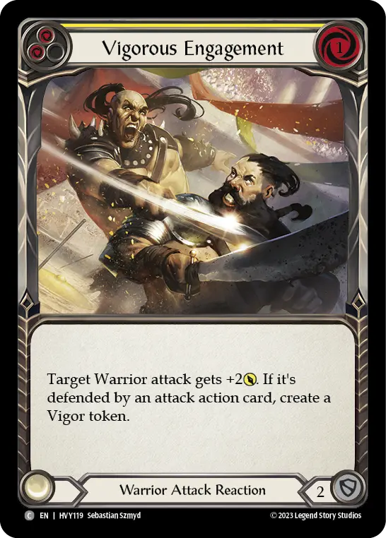 Card: Vigorous Engagement (yel)