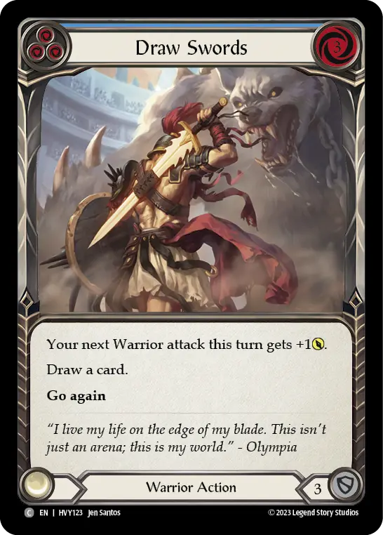 Card: Draw Swords (blu)