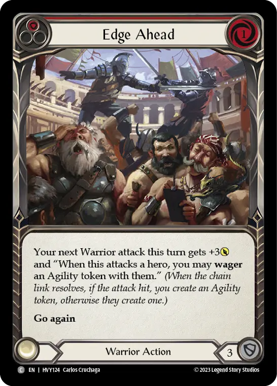 Card: Edge Ahead (red)