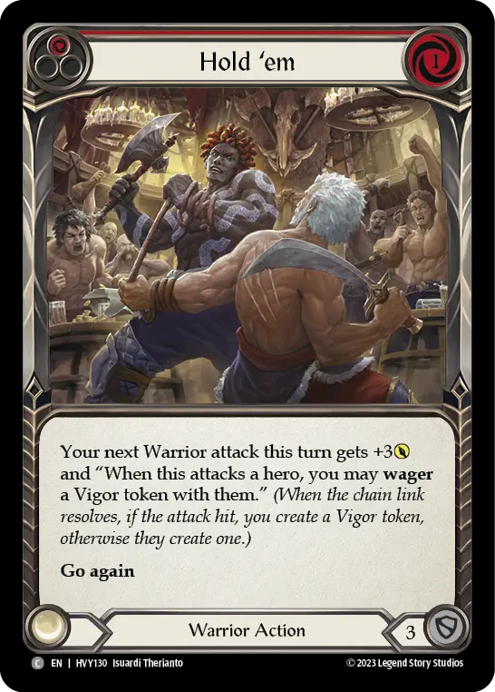 Card: Hold 'em (red)