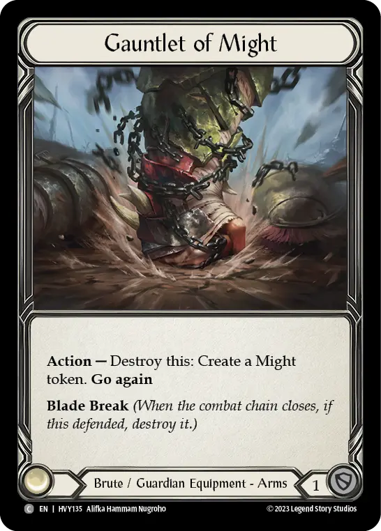 Card: Gauntlet of Might
