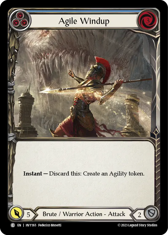 Card: Agile Windup (blu)