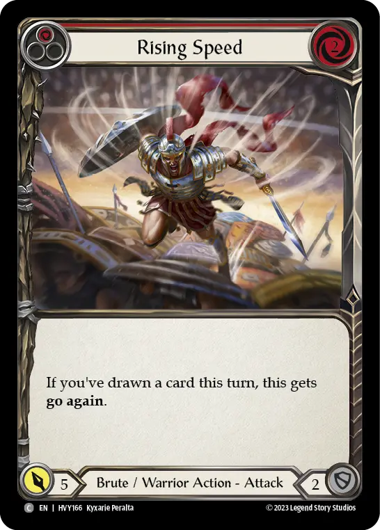 Card: Rising Speed (red)