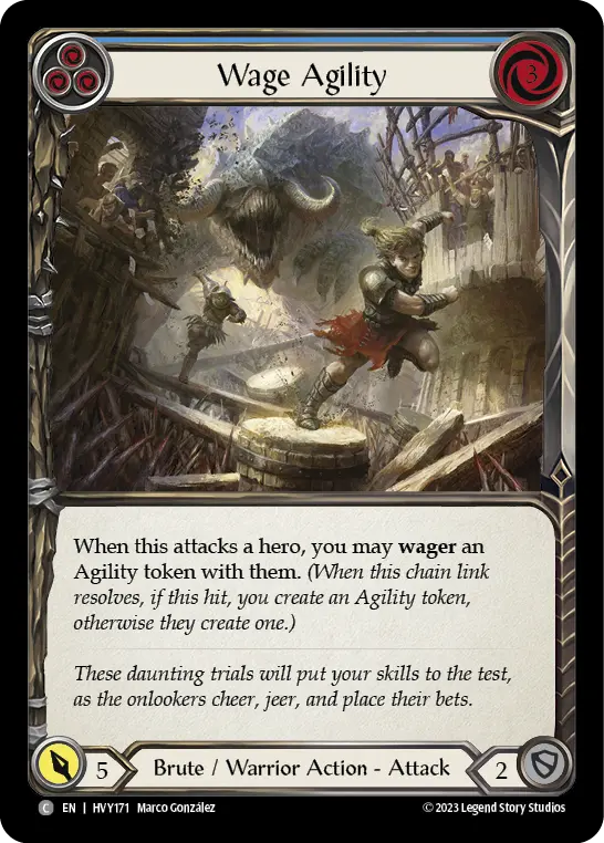 Card: Wage Agility (blu)