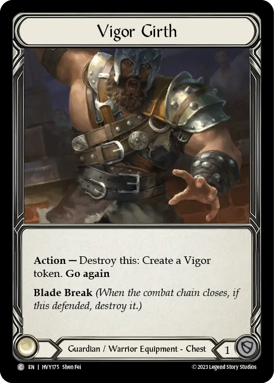Card: Vigor Girth