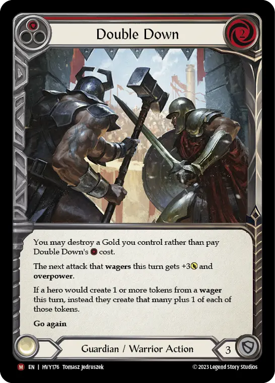 Card: Double Down (red)