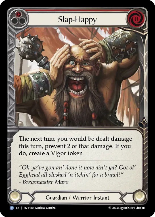 Card: Slap-Happy (red)