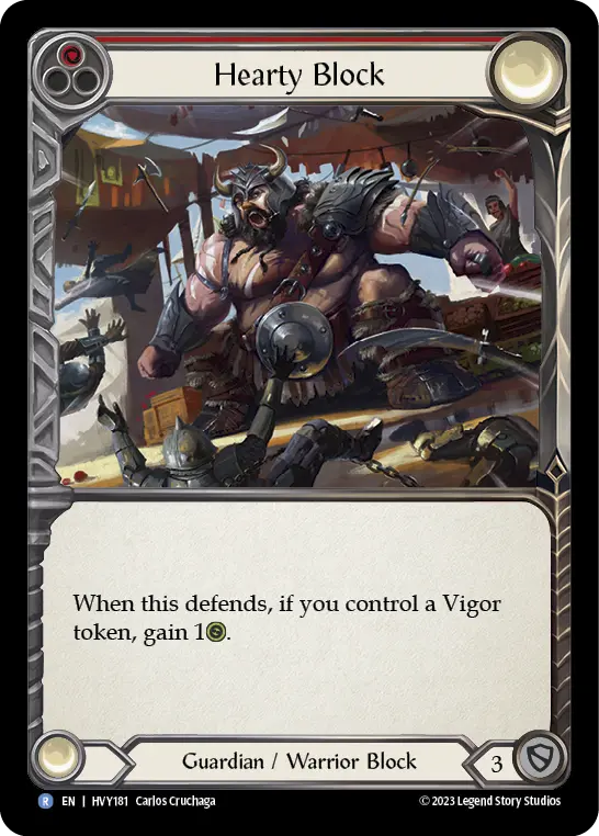 Card: Hearty Block (red)