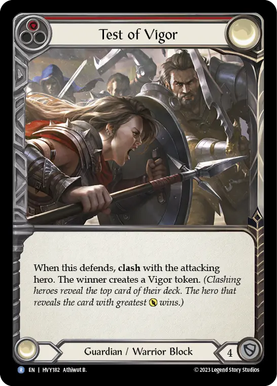 Card: Test of Vigor (red)