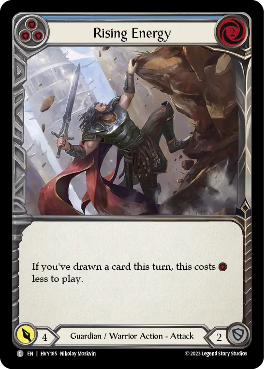 Card: Rising Energy (blu)