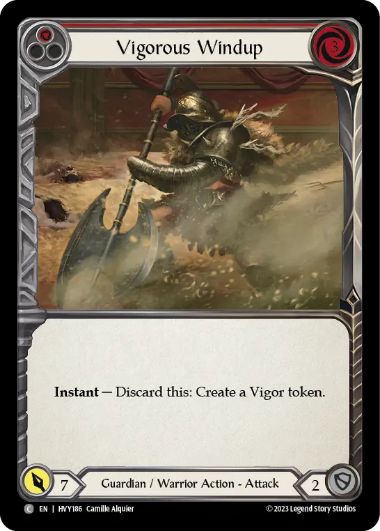 Card: Vigorous Windup (red)