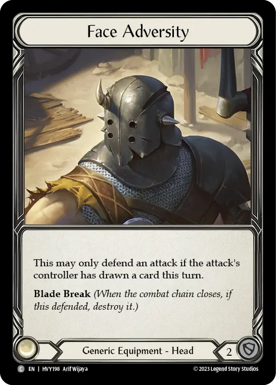Card: Face Adversity