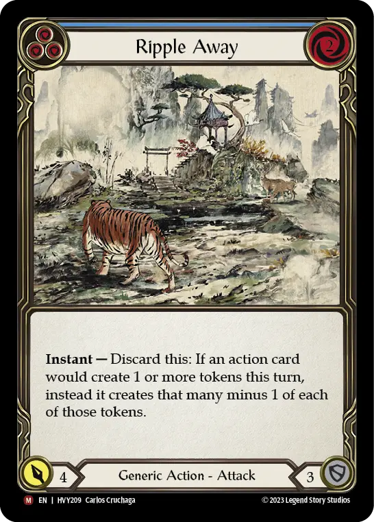 Card: Ripple Away (blu)