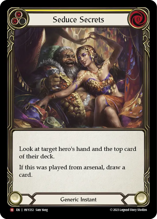 Card: Seduce Secrets (yel)