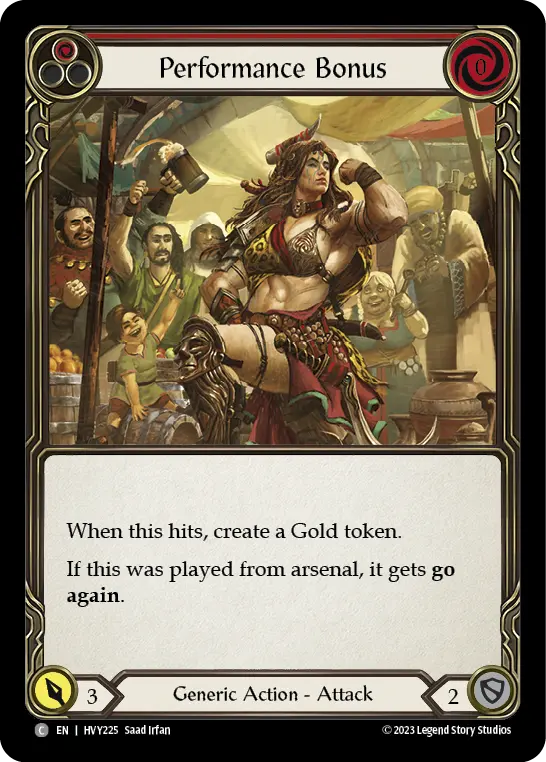 Card: Performance Bonus (red)