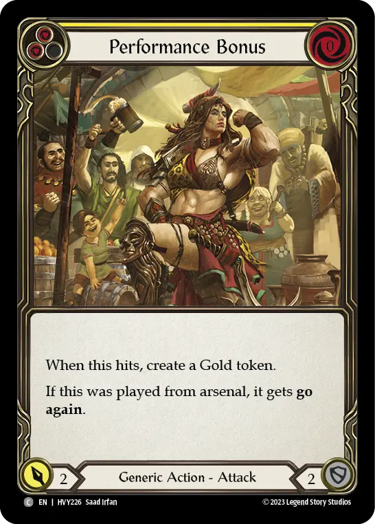 Card: Performance Bonus (yel)
