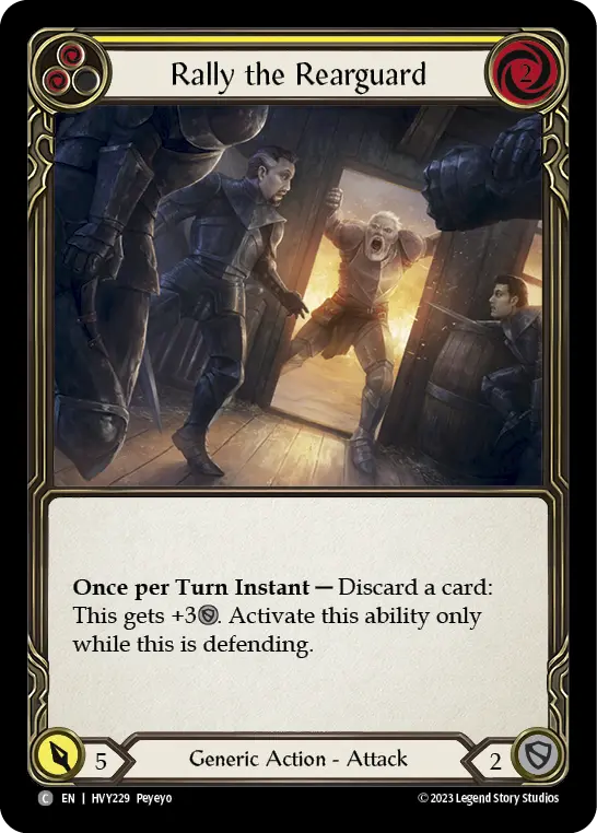 Card: Rally the Rearguard (yel)