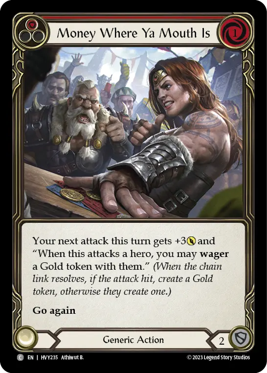 Card: Money Where Ya Mouth Is (red)