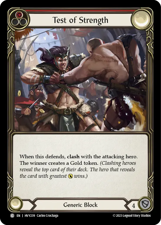Card: Test of Strength (red)