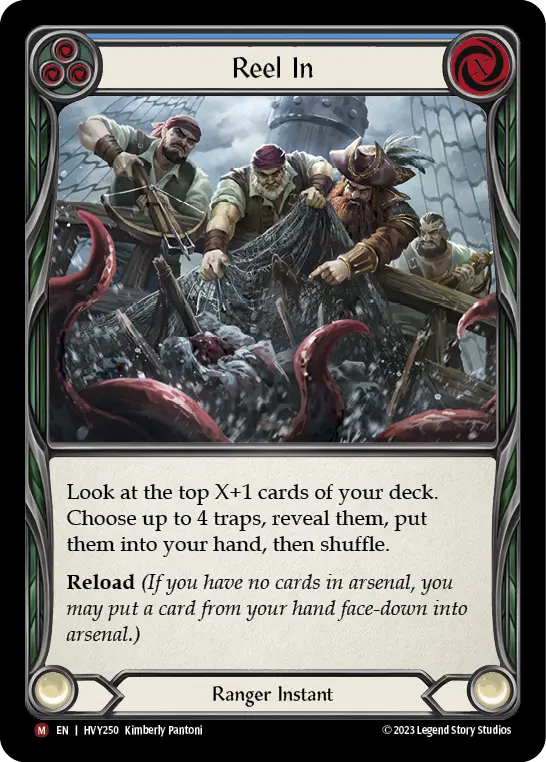 Card: Reel In (blu)
