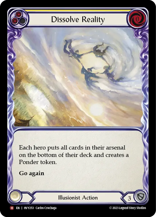 Card: Dissolve Reality (yel)