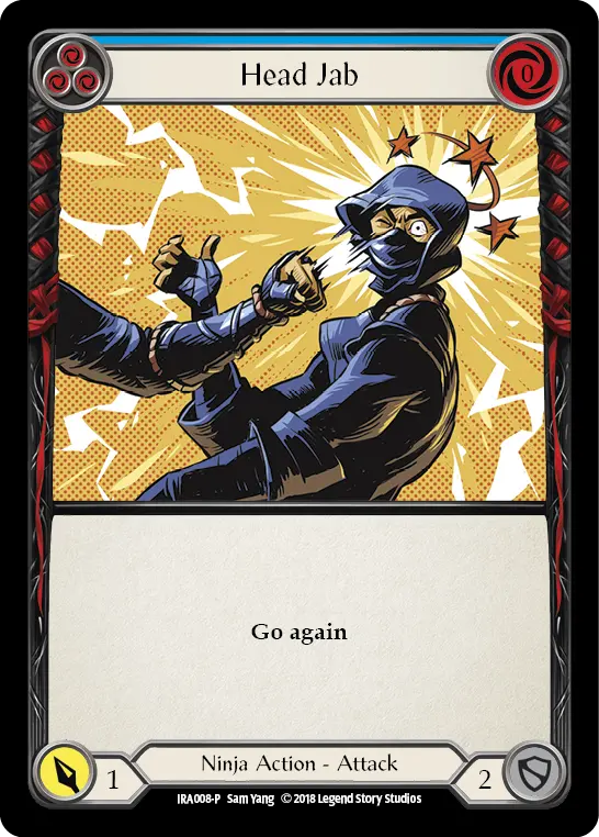 Card: Head Jab (blu)