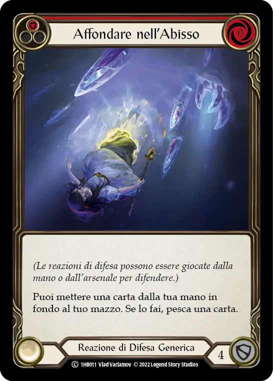 Card: Sink Below (red)