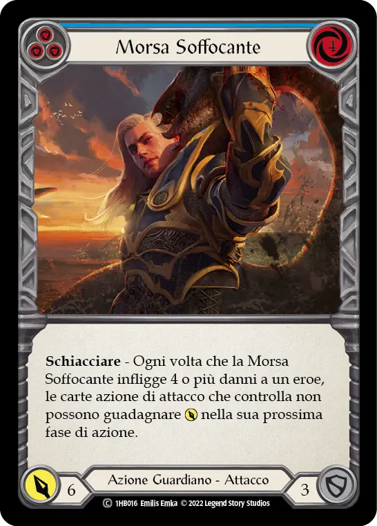 Card: Chokeslam (blu)