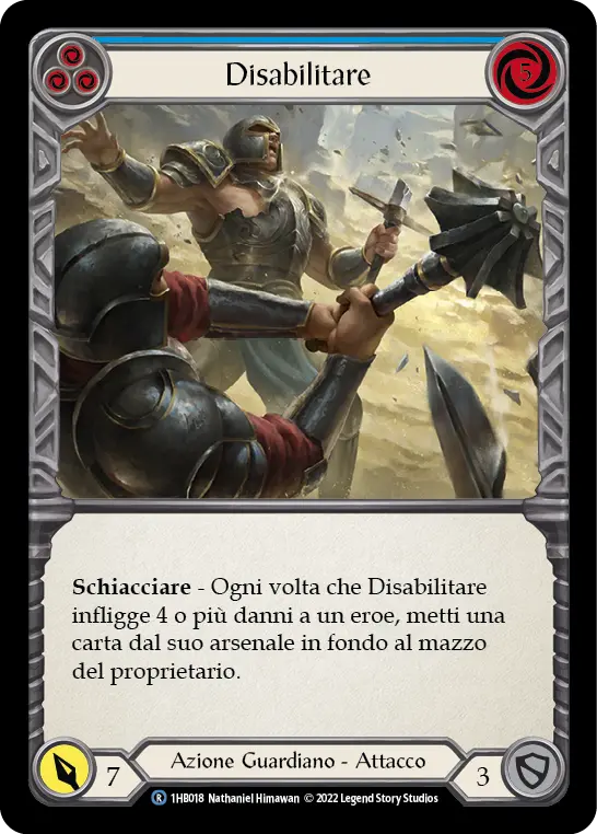 Card: Disable (blu)